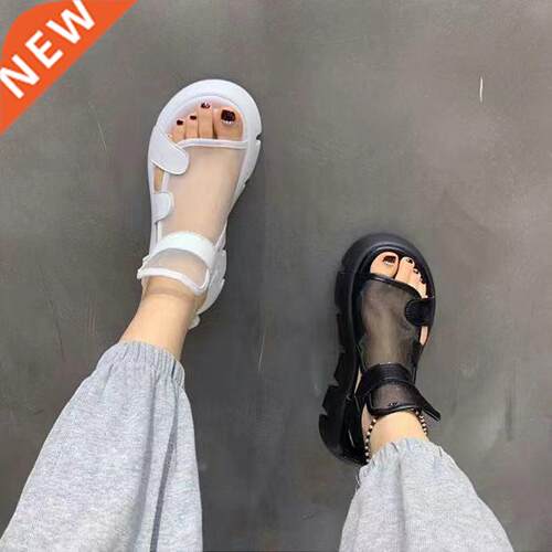 Sandals women 2021 summer new fashion thick-bottomed breatha