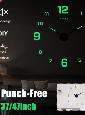 Wall Clock Modern Desgn Watch Dgtal Large Bg 3D  Home