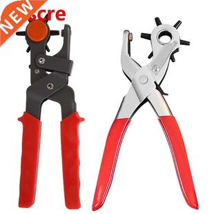 Leather Belt Hole Punch Eyelet Hole Puncher Plier Revolve D