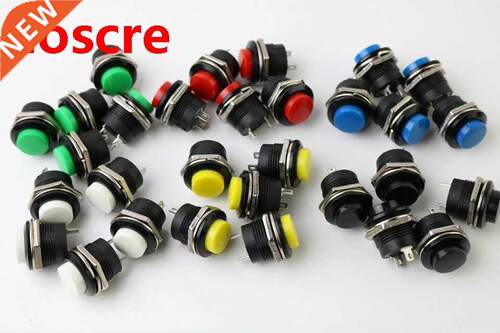 5pcs R13-507 1Pcs Momentary Button Switch Installing Hole 1