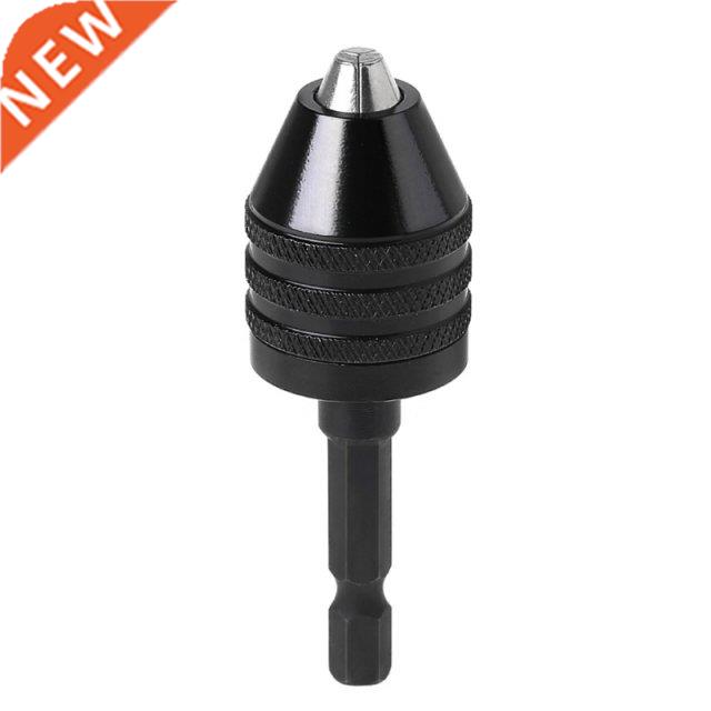 1Pc 1/4 Keyless Drill Bit Chuck Adapter Converter Quick Cha