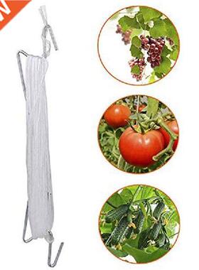 10 Pcs Planting Tomato Hooks Twine Roller Greenhouse