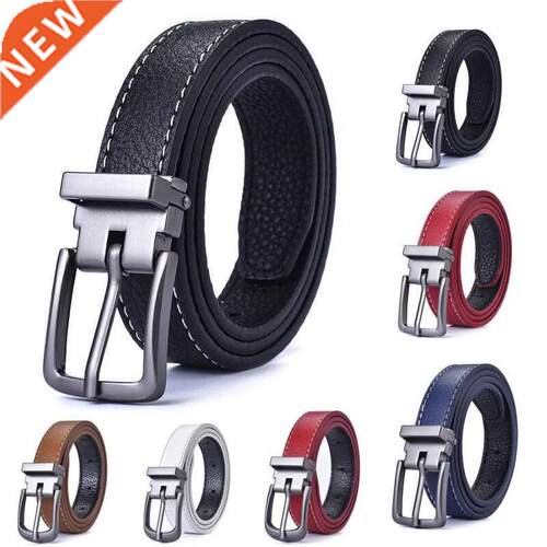 New Style Fashion Children Leather Belts Design Alloy Pin Bu