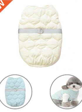 Lovely Pet Clothing Circle Texture Button Closure Pet Dog