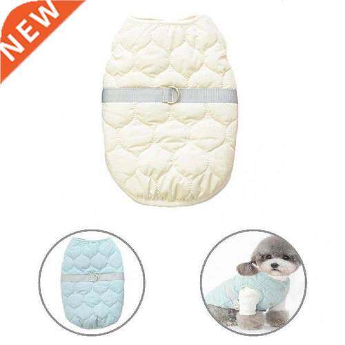 Lovely Pet Clothing Circle Texture Button Closure Pet Dog