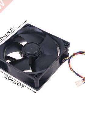 W12E12BS11B5-57 For Nidec 12038 DC12V 1.65A PWM Cooling Fan