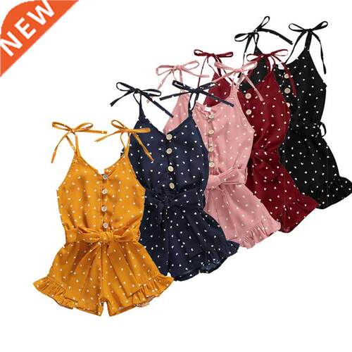 Summer Baby Girl Princess Dresses Halter Top Infant Kid Baby