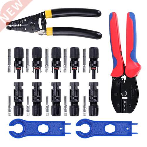 Crimping Tool Kit Solar Crimper Wire Cable Stripper Cutter P