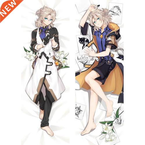 Genshin Impact Albedo Cosplay Dakimakura Pillowcase Albedo P