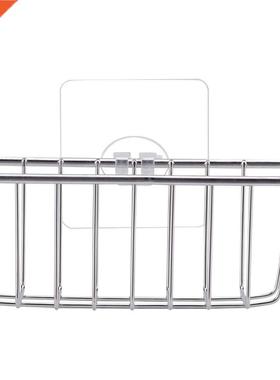 Sponge Holder Soap Drain Storage Rack Kitchen Sink Organizer