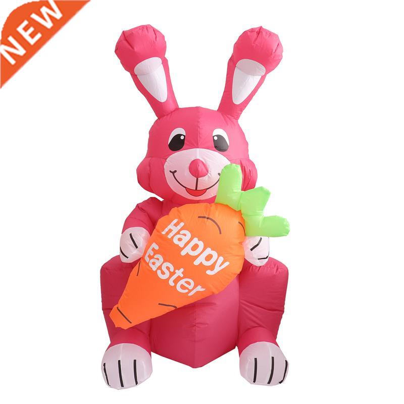 1Pc Party Layout Prop Easter Bunny Model Inflatable Bunny