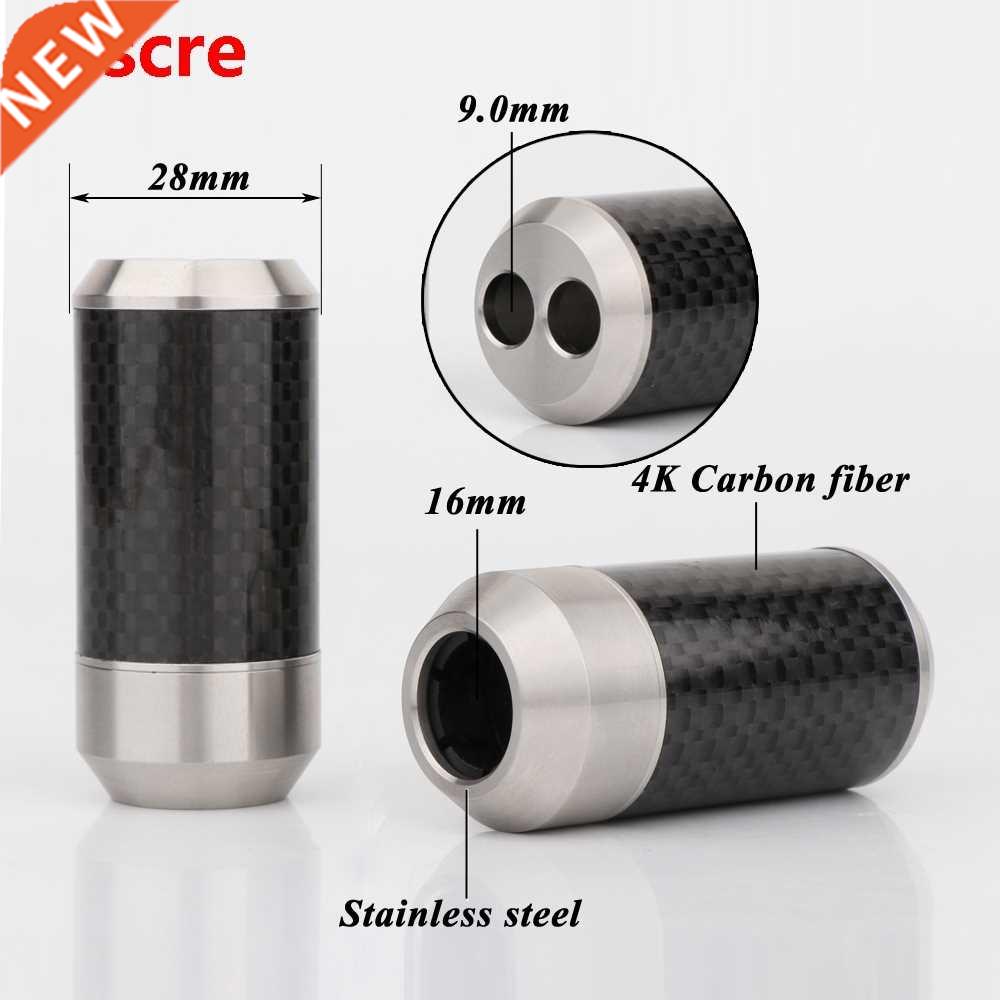 4 Pcs 304 stainless steel Carbon Fiber Pants Boot Y Splitter