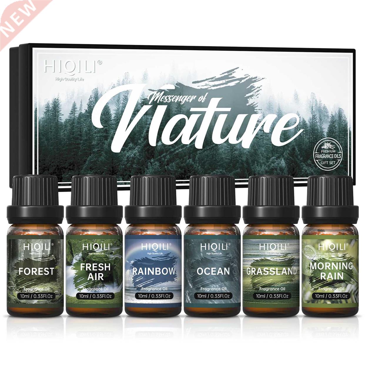 HIQILI Fragrance Oils Set-Nature Theme |  6 Gift Set Use