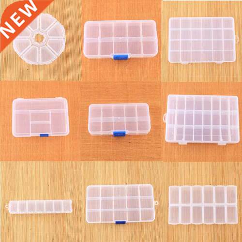 Adjustable Jewelry Necklace Transparent Storage Box Case Hol