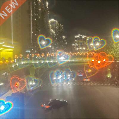 1PC Love Heart Shaped Effects Glasses Watch The Lights Chang