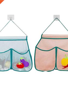 Reusable Net Bags Mesh Grocery Bags Wall-mounted Produce