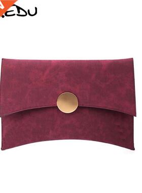 NIGEDU Design Women Clutch Bag Faux Suede Ladies Shoulder B