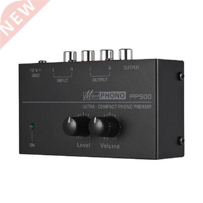 PP500 Phono Preamp Preamplifier with Level Volume Controls