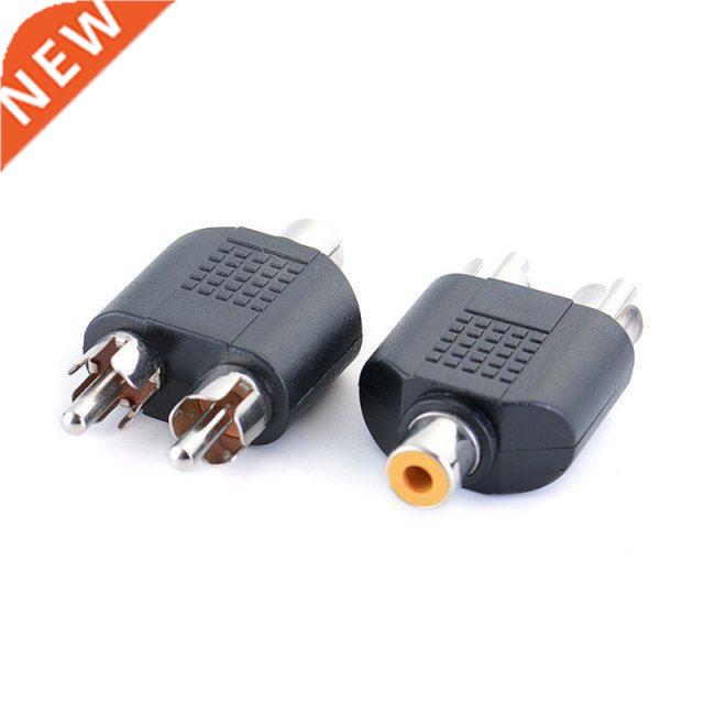 RCA Y Splitter AV Audio Video Plug Converter Male Female Plu
