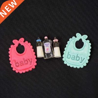 Baby Bottles Shampoo Bibs Set Nursery Accessory Gift 1:12