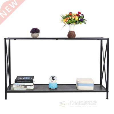 120X2X7.5cm 2 Tier Console Side Table Retro Industrial S