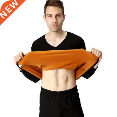 Fleece Thicken Thermal Underwear Tops Winter Half Turtleneck