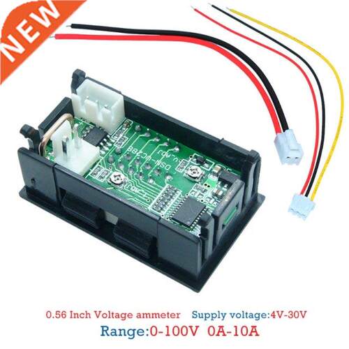 Digital Voltmeter Ammeter DC100V 10A Panel Amp Volt Voltage