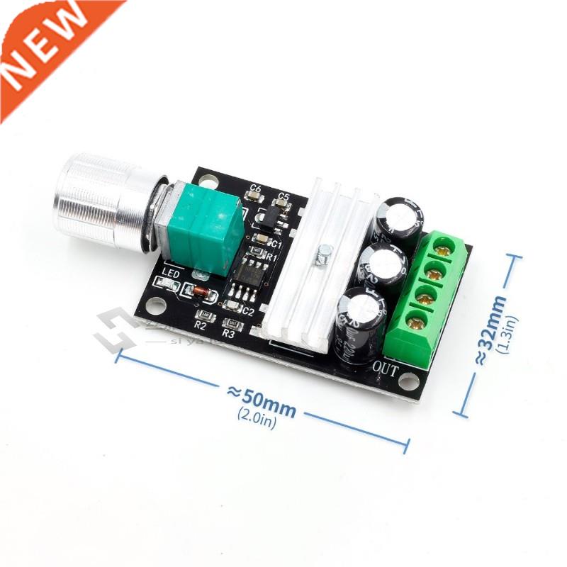 DC 6V 12V 24V 28VDC 3A 80W PWM Motor Speed Controller Regula