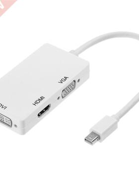 in 1 Mini Displayport DP Male to HDMI VGA DVI Video Adapte