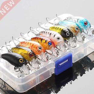 DONQL Mixed Colors Fishing Lure Set 5/8pcs Minnow Baits Kit