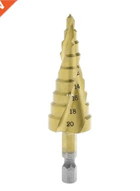 HSS Spirl Grooved Step Cone Drill Bit 1/4