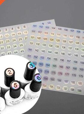 1-500 Waterproof Digital Label Self-adhesive Number Sticker