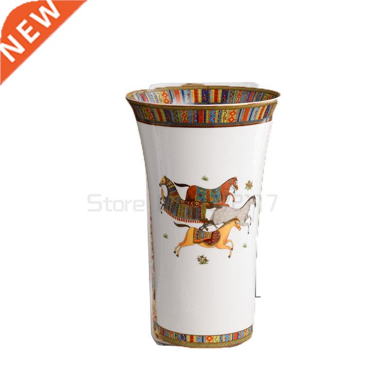 Ceramic Vase Crafts Figurines Home Accessories Decoration