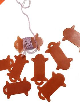 10Pcs Plastic Winding Plate Board Floss Thread Organizer Win