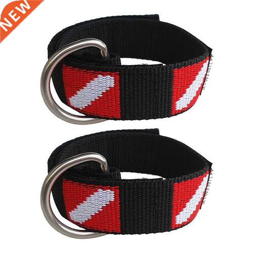 2pcs Scuba Diving Equipment Lanyard Wrist Loop Band with D
