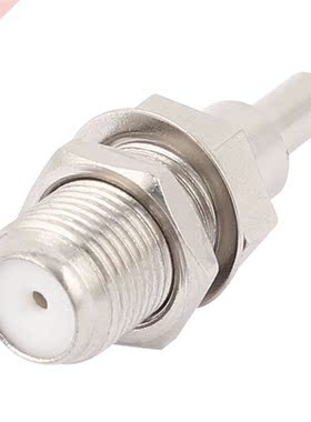RF connector F female nut bulkhead crimp for RG174 RG16 LMR