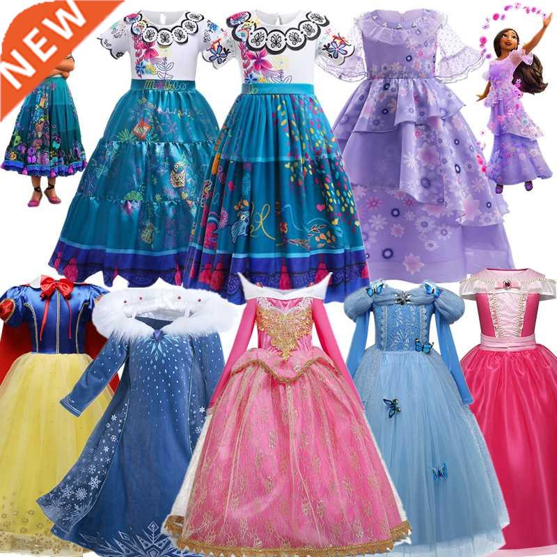 Encanto Princess Costum For Kids Halloween Cosplay Dresses D