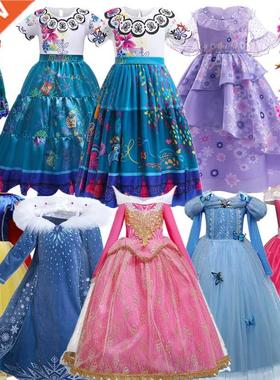 Encanto Princess Costum For Kids Halloween Cosplay Dresses D