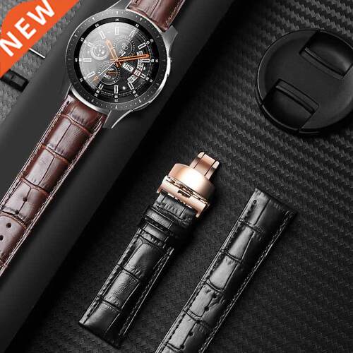 Leather WatchBand for Samsung Galaxy Watch 3 Active 2 Gear
