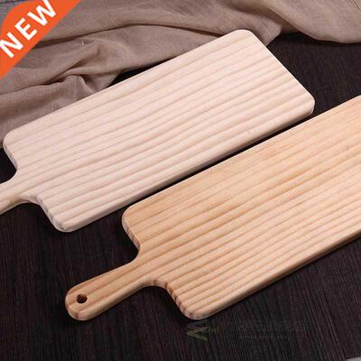 Wood Pizza Steak Non-Slip Toasted Breadboard Fruit Vegetable