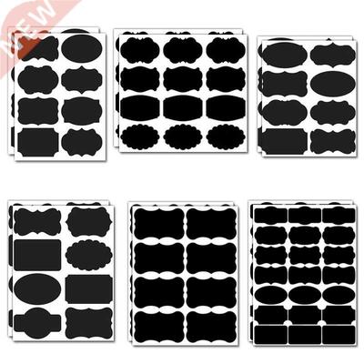 48Pcs/Set Spice Stickers Kitchen Label Stickers For Jar Wate