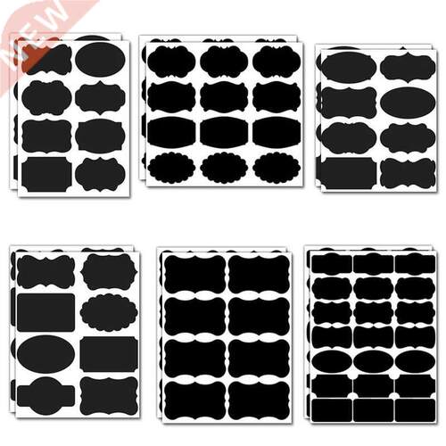 48Pcs/Set Spice Stickers Kitchen Label Stickers For Jar Wate