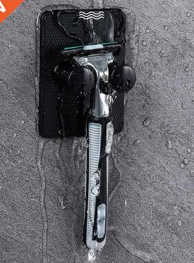 Waterproof Razor Holder Wall-mounted Shaver Rack Multifuncti