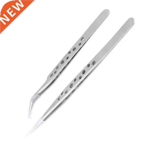 Professional Electronics Industrial Tweezers Anti-static Cur