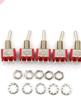 5pcs AC 250V 2A/ AC 5A 120V Mini 6Pin (ON) - OFF - (ON) DPDT