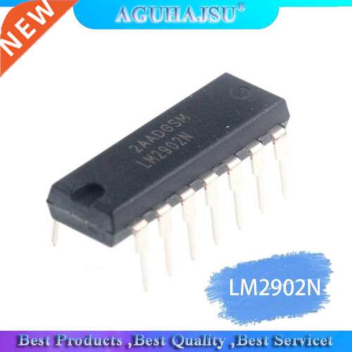 10pcs/lot LM2902 LM2902N LM2902P DIP14 input operational amp