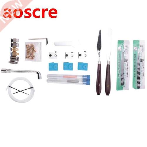 41-Piece D Printer Nozzle Kit For Ed Brass Nozzle Throat H