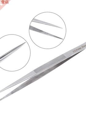 Longue pince à épiler en acier inoxydable poin