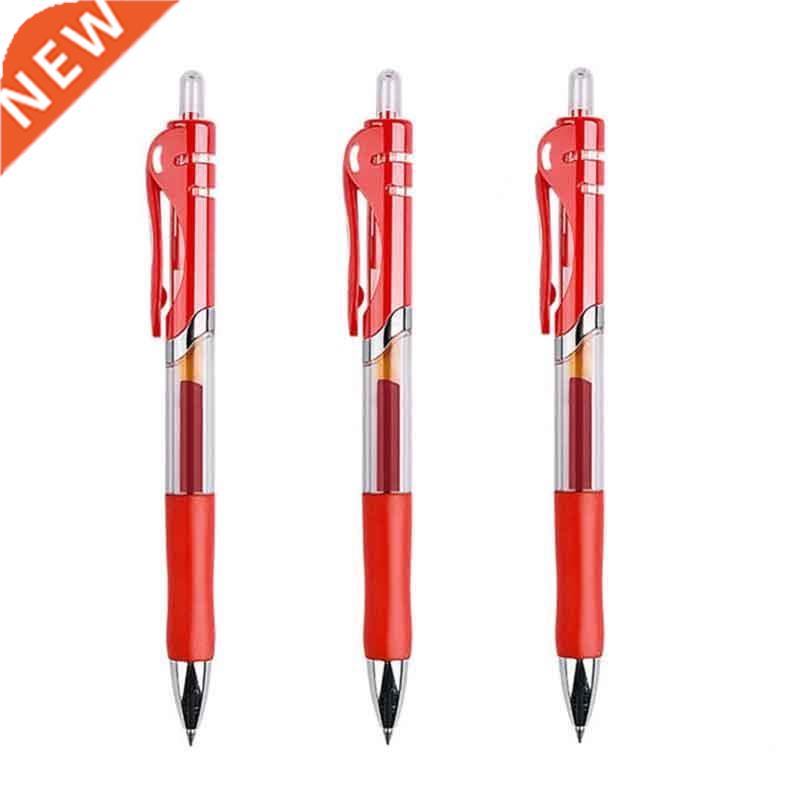 Retractable Gel Pens Set Black/red/blue Ink Colored Gel Pen