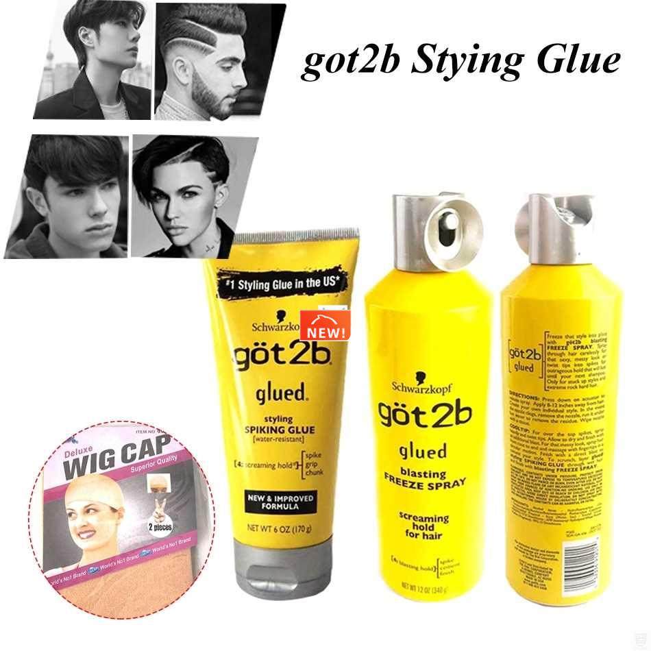 got 2b spray human hair styling gel got2b spray glued 12 oz图片